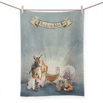 O Come Let Us Adore Him Tea Towel - Eden Lifestyle