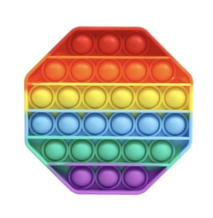 OMG Pop Fidgety - OCTAGON Rainbow Stripes - Eden Lifestyle