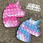OMG Pop Fidgety - PINK/WHITE Tie-dye UNICORN - Eden Lifestyle