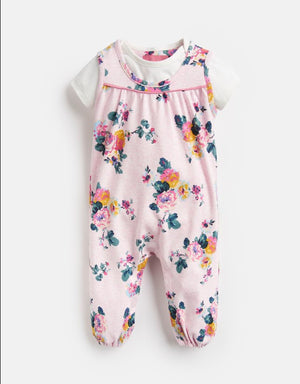 Joules, Baby Girl Apparel - Outfit Sets,  Joules Olive Printed Jumpsuit Set