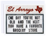El Arroyo, Gifts - Greeting Cards,  El Arroyo Grocery Store Card