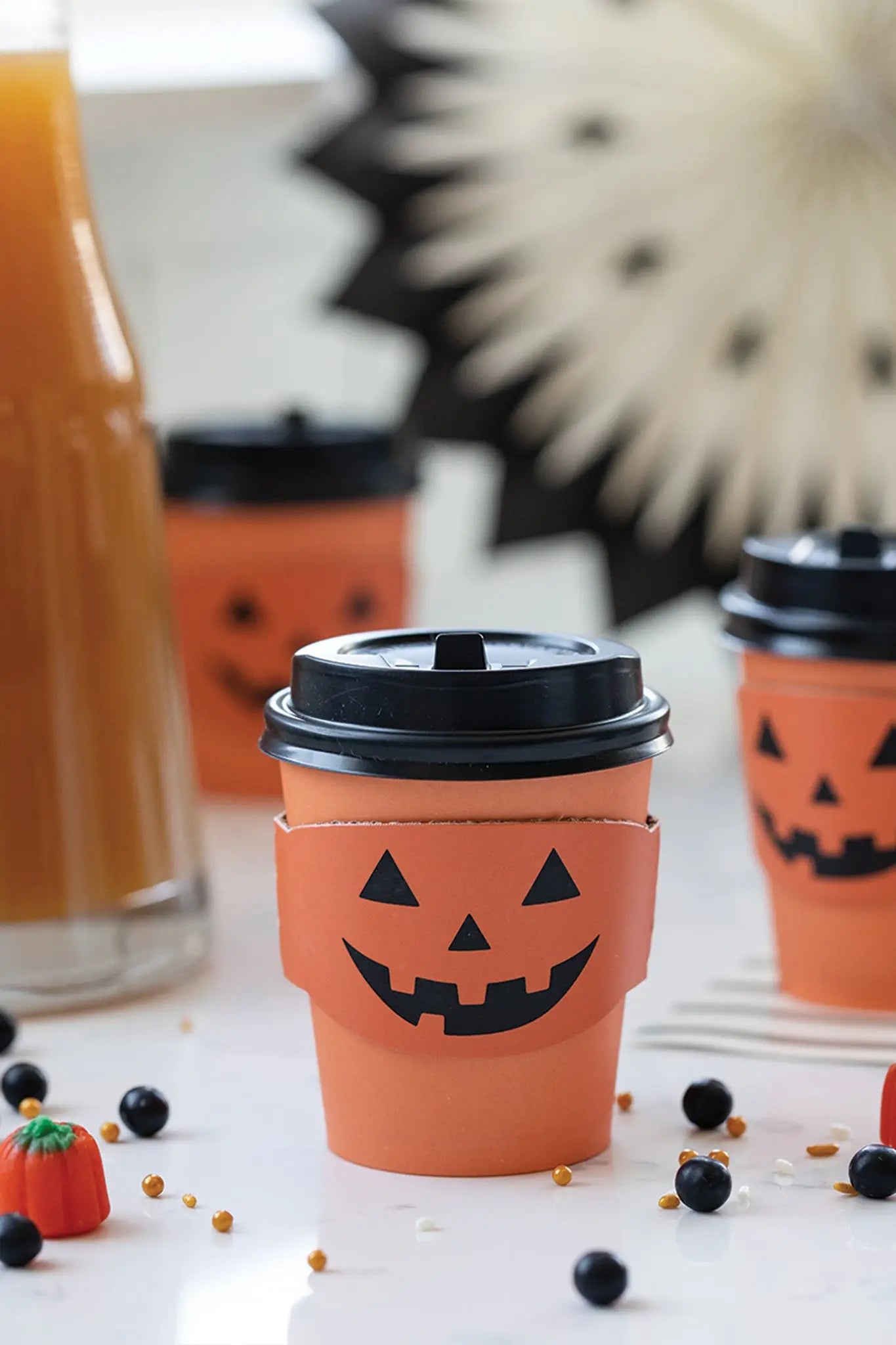 Orange Jack To-Go Cozy Cups (8ct - 8oz) - Eden Lifestyle