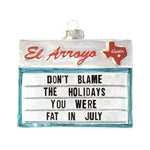 E Arroyo Ornament - Fat in July - Eden Lifestyle