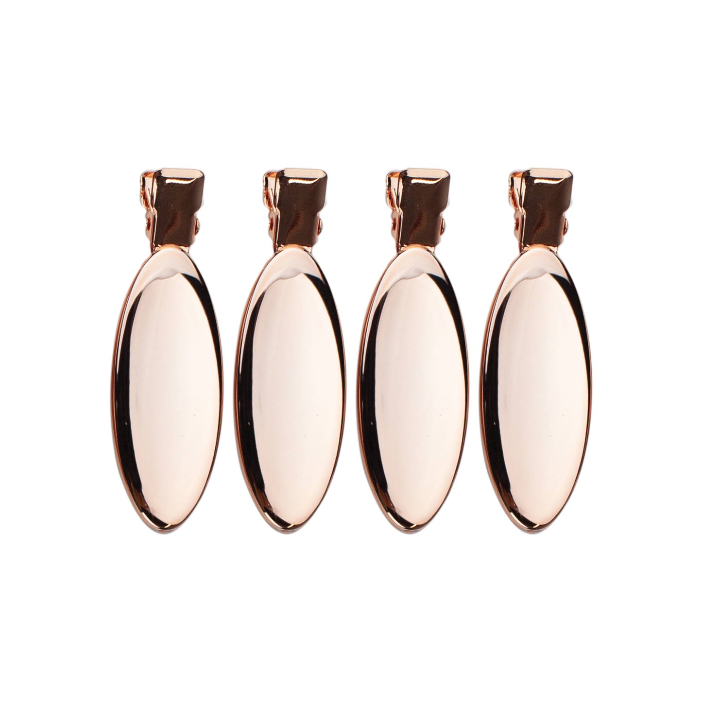 Oval Rose Gold Creaseless Clips - Eden Lifestyle