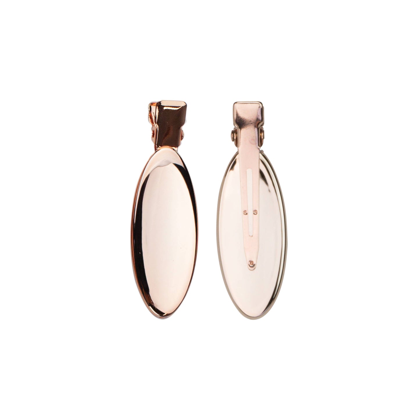 Oval Rose Gold Creaseless Clips - Eden Lifestyle