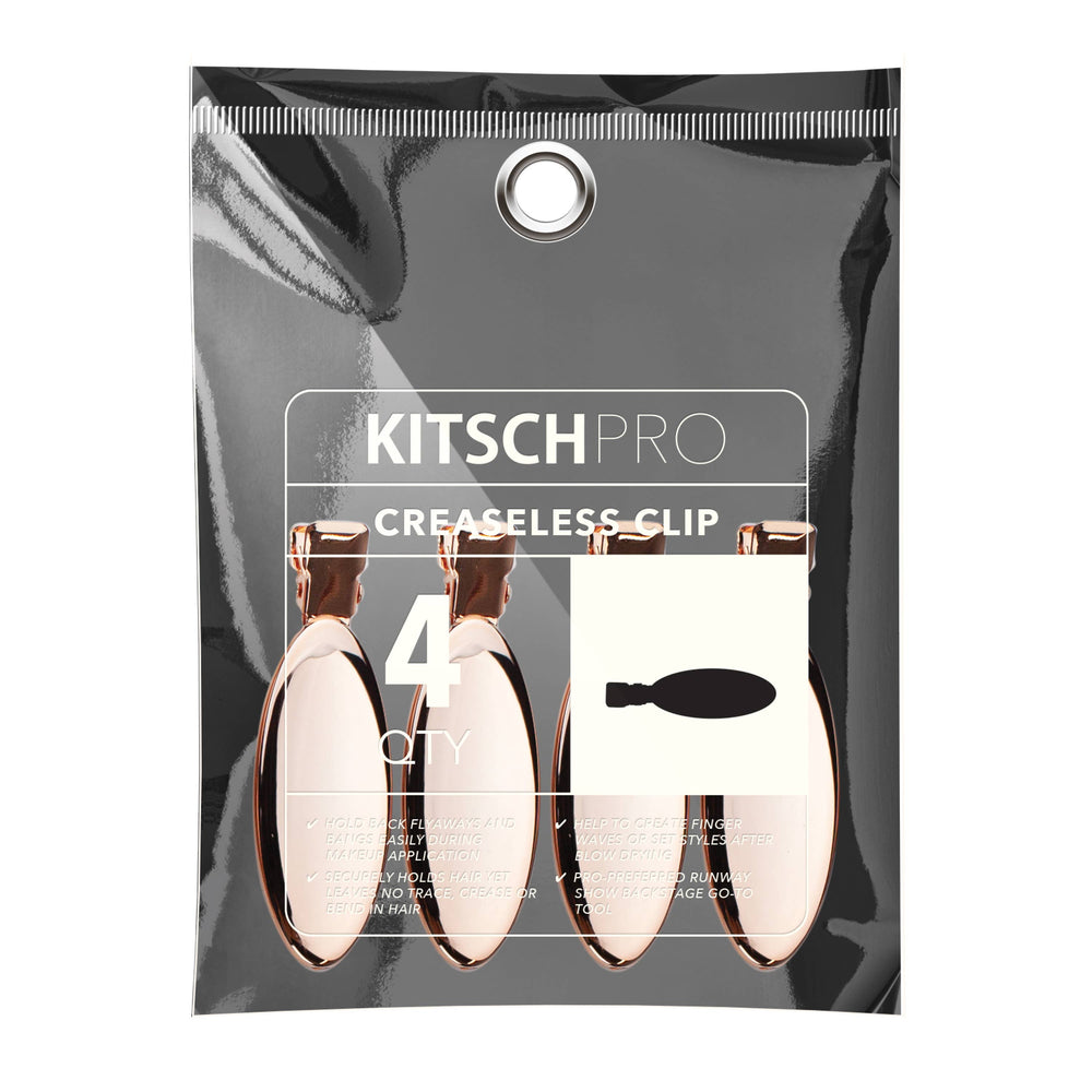 Oval Rose Gold Creaseless Clips - Eden Lifestyle