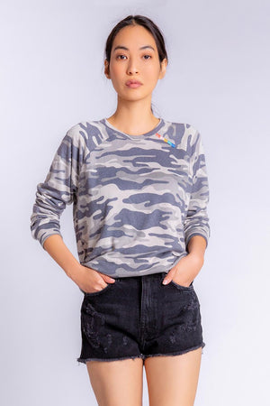 PJ Salvage Camo Cool Long Sleeve Top - Eden Lifestyle