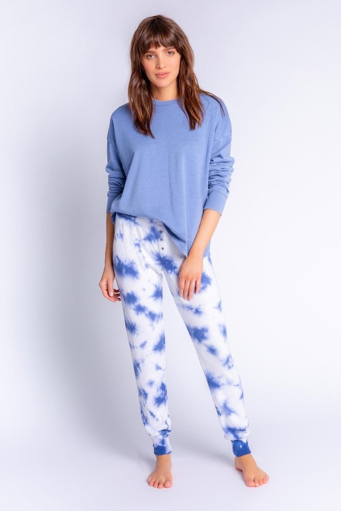 PJ Salvage Fade Away Denim Long Sleeve Top - Eden Lifestyle