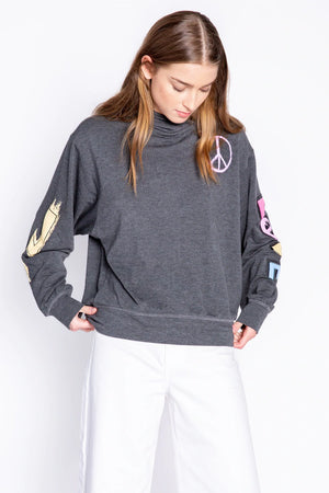 PJ Salvage Peace & Love Hoodie Set - Eden Lifestyle