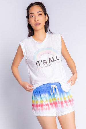 PJ Salvage Rainbow Sunsets Short - Eden Lifestyle