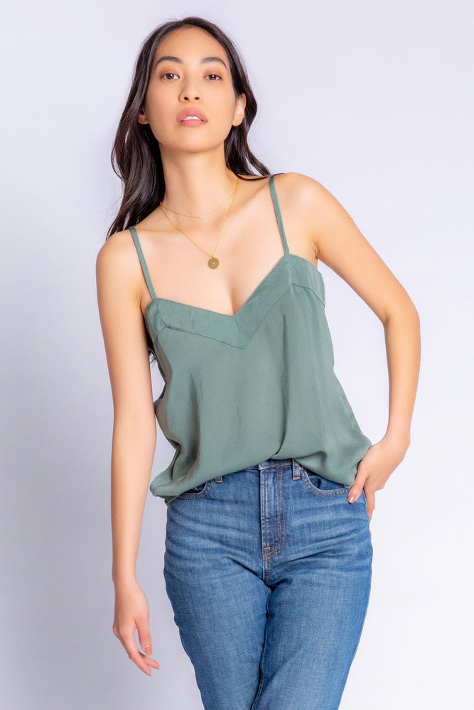 PJ Salvage Sister Satin Sage Cami - Eden Lifestyle