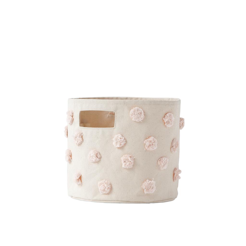 Pehr, Baby - Nursery Organization,  Pom Pom Blush Pint Bin