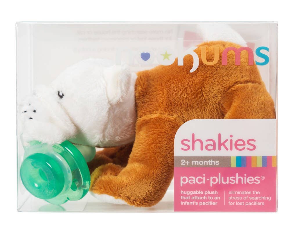 Paci-Plushies Shakies – Barkley Bull Dog - Eden Lifestyle