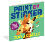 Paint By Sticker Zoo Animals Book - Eden Lifestyle