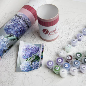 Paint by Numbers Kits - Happily Hydrangea - Eden Lifestyle