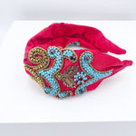 Eden Lifestyle Boutique, Accessories - Bows & Headbands,  Paisley Turquoise Headband