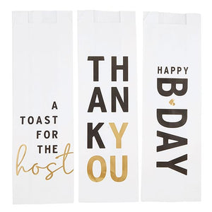 Paper Wine Bags - Party Assortment - Eden Lifestyle