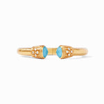 Julie Vos, Accessories - Jewelry,  Julie Vos - Paris Luxe Demi Hinge Cuff Pacific Blue