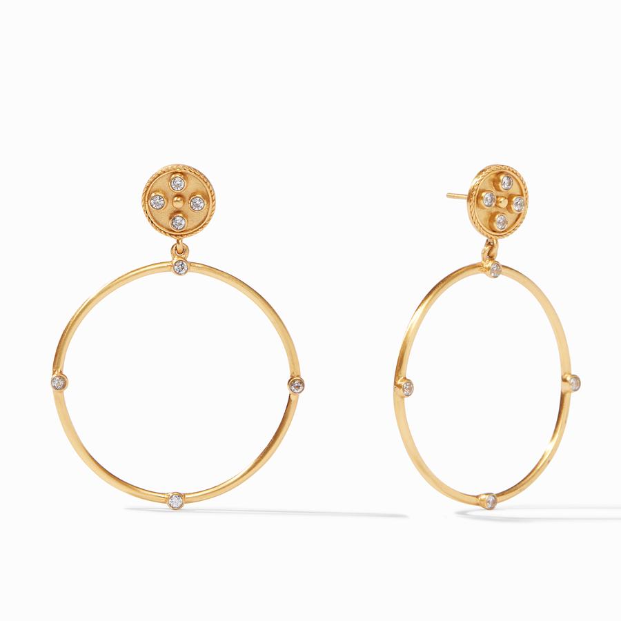 Julie Vos, Accessories - Jewelry,  Julie Vos - Paris Statement Earring Gold