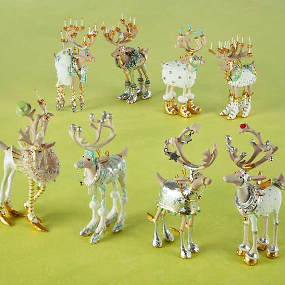 Patience Brewster Moonbeam Reindeer Mini Ornaments - Eden Lifestyle