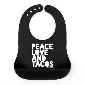 Peace Love Tacos Wonder Bib - Eden Lifestyle