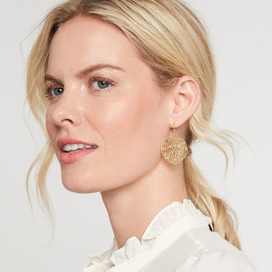 Julie Vos Peacock Earring Pearl - Eden Lifestyle