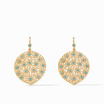 Julie Vos Peacock Earring Pacific Blue CZ - Eden Lifestyle