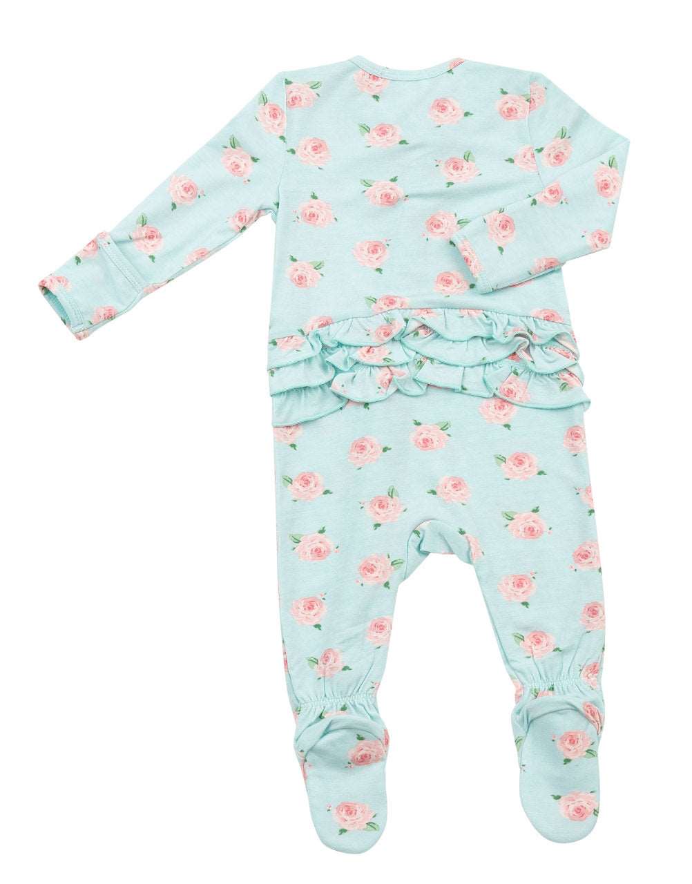 Angel Dear, Baby Girl Apparel - Rompers,  Angel Dear Zipper Footie in Petite Rose