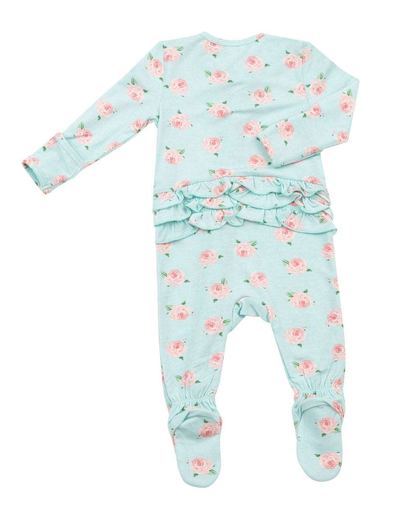 Angel Dear, Baby Girl Apparel - Rompers,  Angel Dear Zipper Footie in Petite Rose