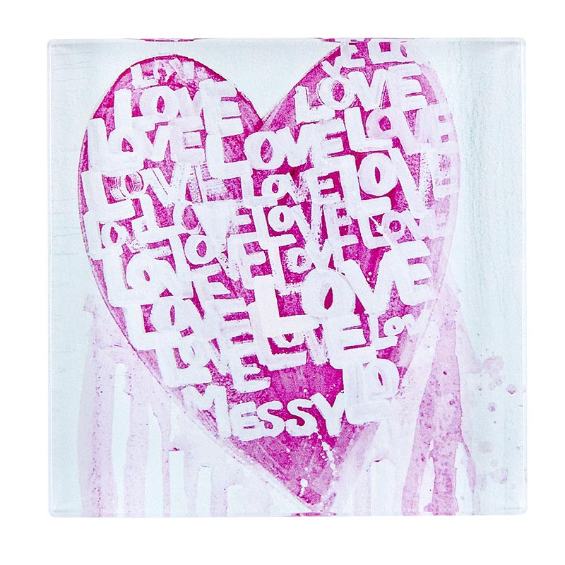 Pieces of Me Lucite Block - Love Is Messy - Eden Lifestyle