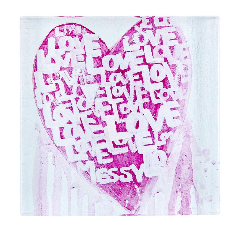 Pieces of Me Lucite Block - Love Is Messy - Eden Lifestyle