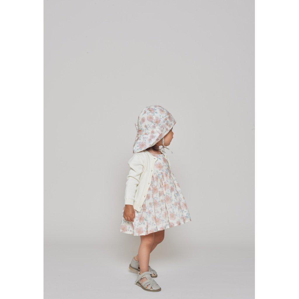 Wheat, Baby Girl Apparel - Dresses,  Wheat Pinafore Wrinkes Ivory