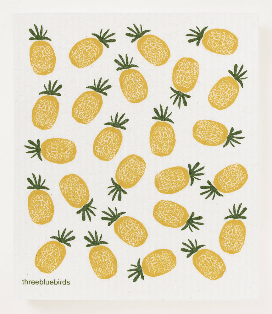 Pineapples Swedish Dishcloth - Eden Lifestyle