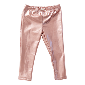 Pink Chicken Lame Legging Dusty Pink - Eden Lifestyle