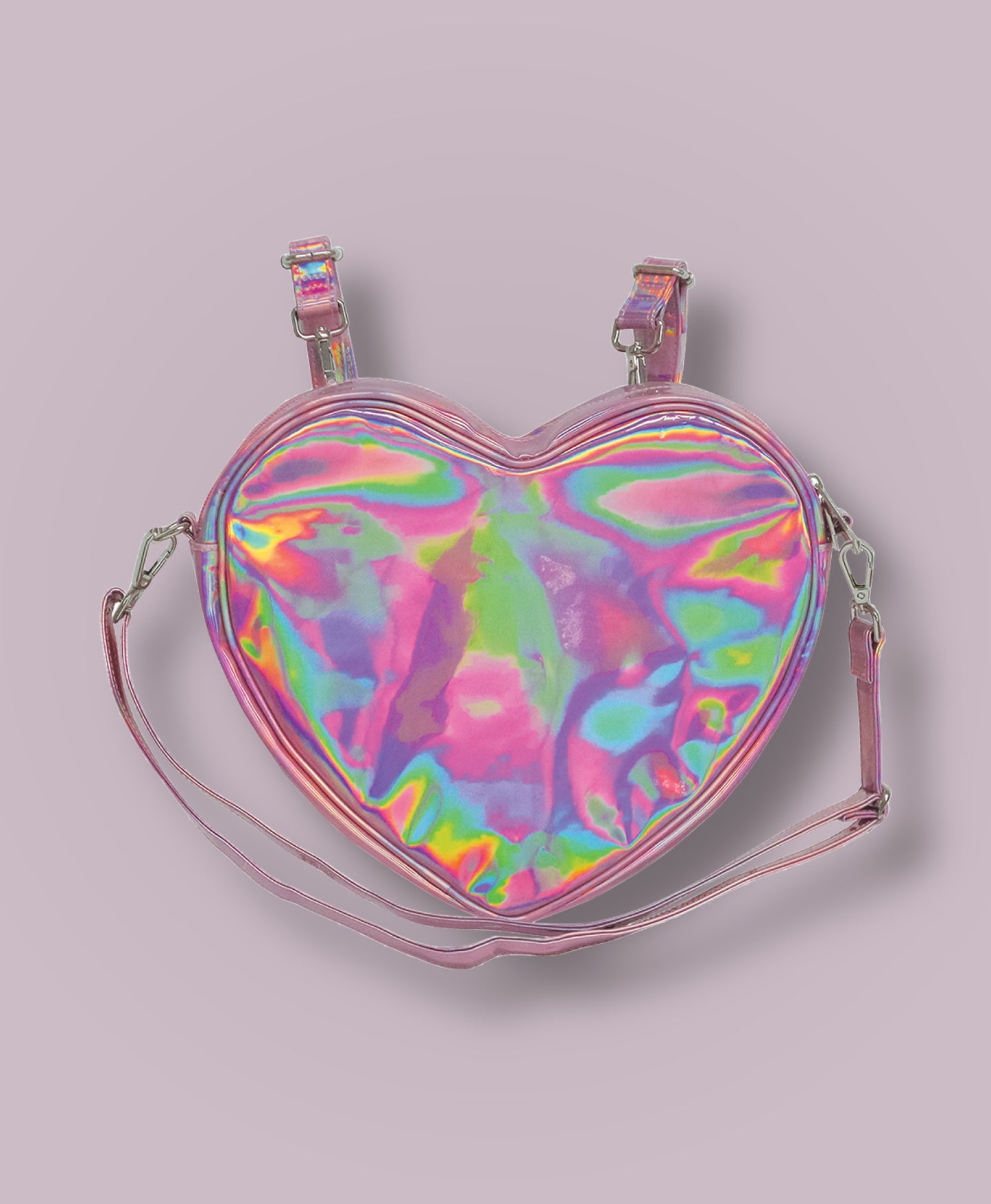 Eden Lifestyle, Gifts - Kids Misc,  Pink Holographic Heart Backpack