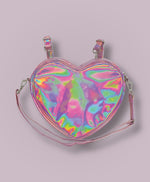 Eden Lifestyle, Gifts - Kids Misc,  Pink Holographic Heart Backpack
