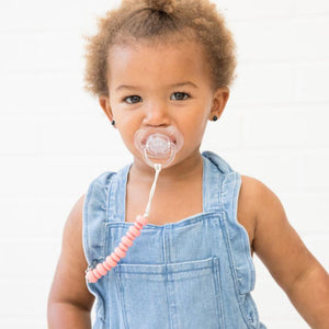 Pink Pacifier Clip - Eden Lifestyle