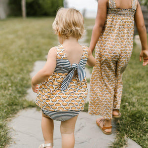 Pink Chicken, Baby Girl Apparel - Outfit Sets,  Pink Chicken River 2-Piece Set - Antique White Watermelon