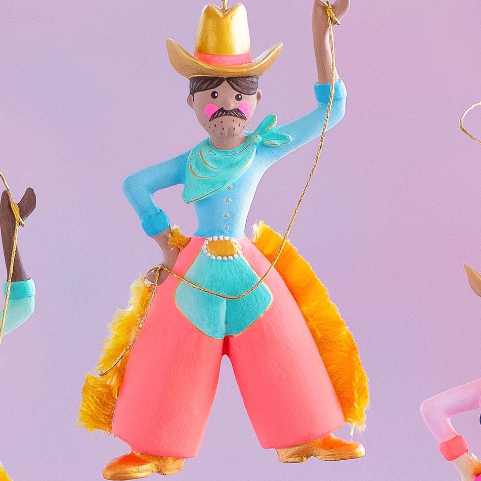 Pinky Pete Cowboy Ornament - Eden Lifestyle