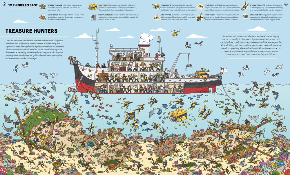Eden Lifestyle, Books,  Pirates Magnified: With a 3x Magnifying Glass