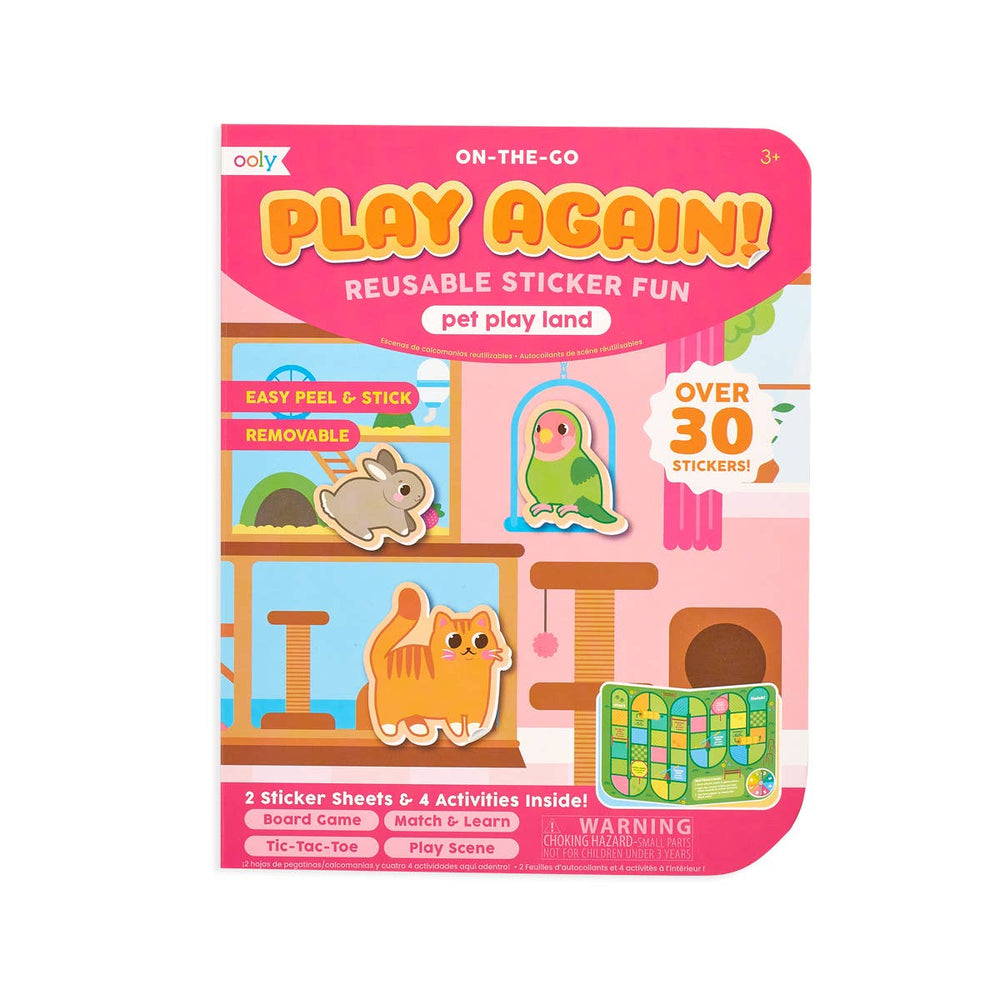 Play Again! Mini On-The-Go Activity Kit - Pet Play Land - Eden Lifestyle