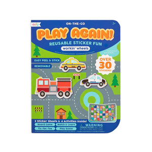 Play Again! Mini On-The-Go Activity Kit - Working Wheels - Eden Lifestyle