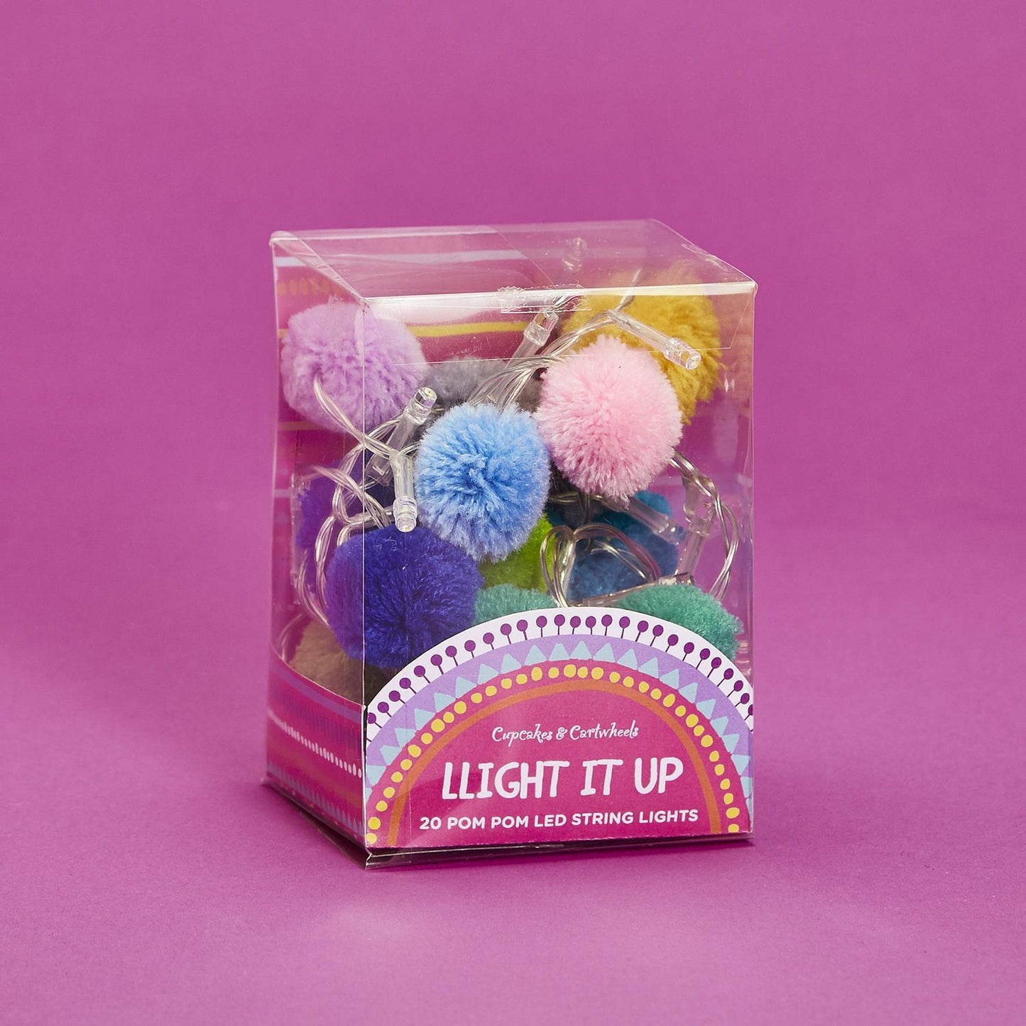 Eden Lifestyle, Gifts - Other,  Pom Pom String Lights in Gift Box