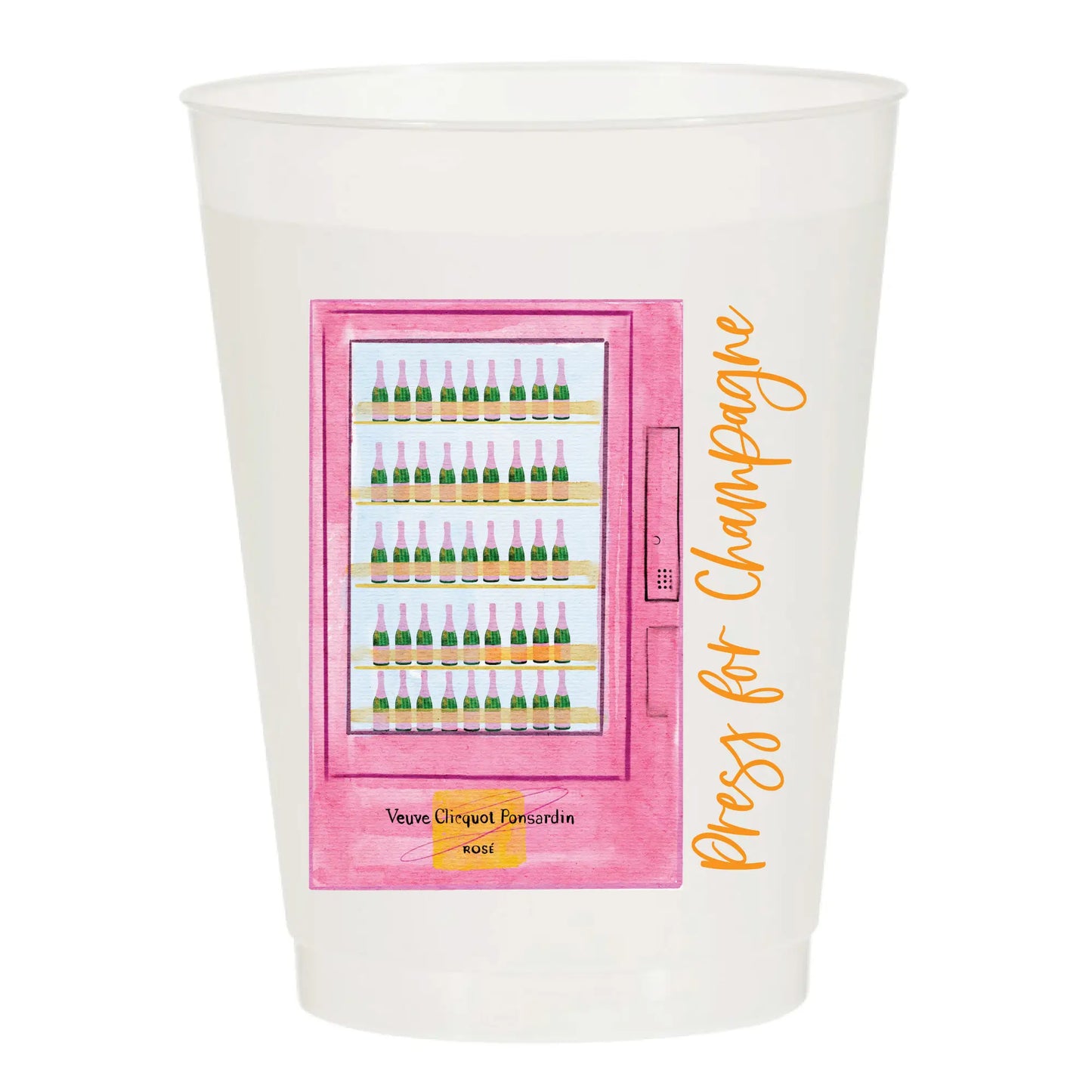 Press For Champagne Vending Machine -Set of 10 Reusable Cups - Eden Lifestyle