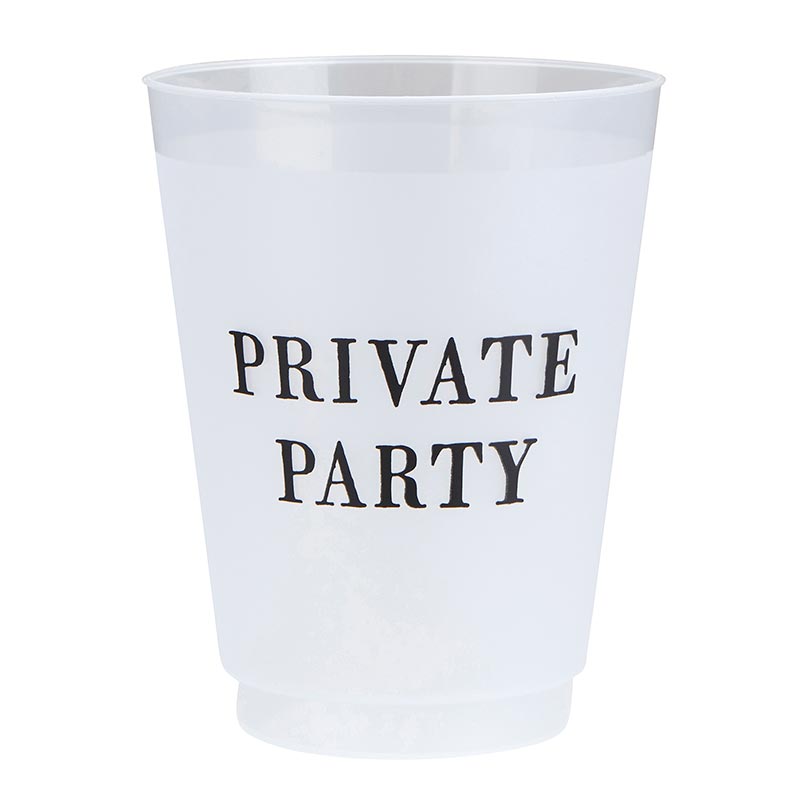 Private Party Frosted Flex Cup Set - Eden Lifestyle