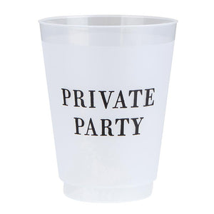 Private Party Frosted Flex Cup Set - Eden Lifestyle