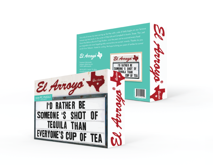 El Arroyo Shot of Tequila Puzzle - Eden Lifestyle