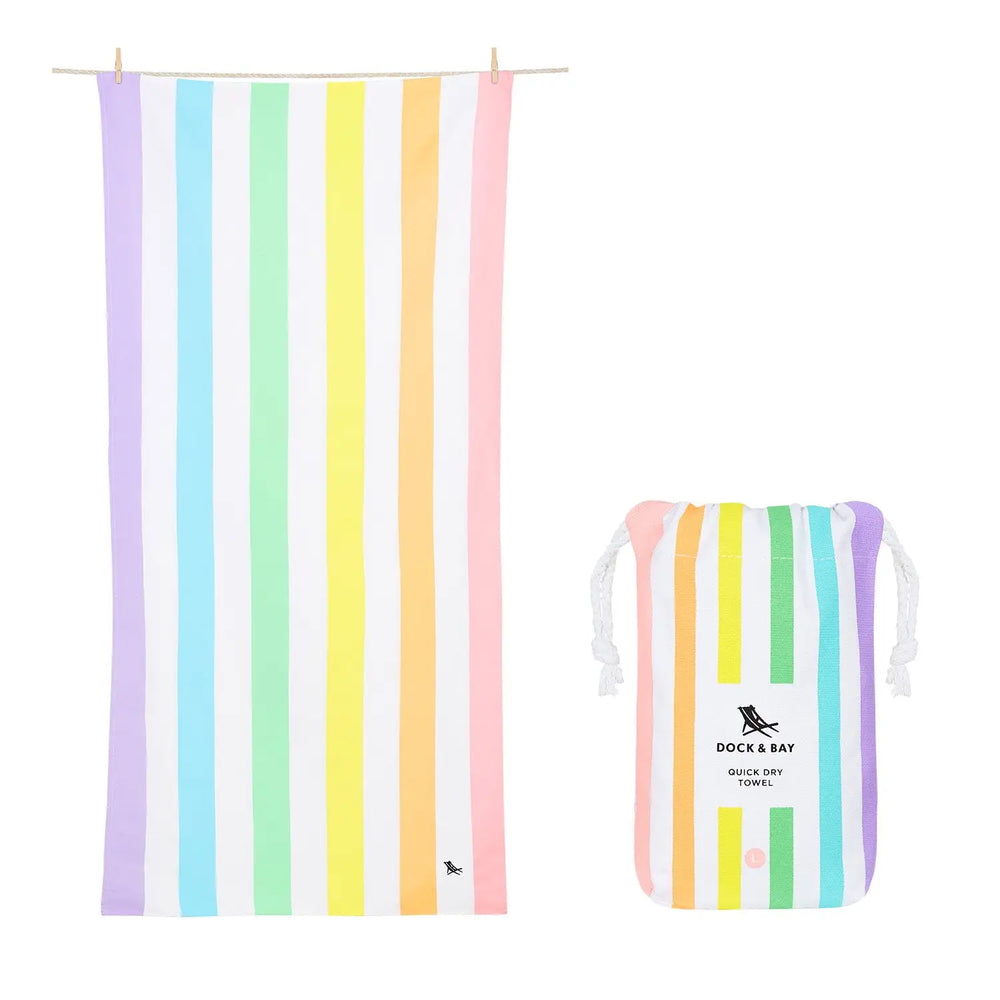 Quick Dry Beach Towel - Summer - Unicorn Waves - Eden Lifestyle