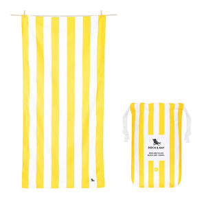 Quick Dry Towel - Cabana - Boracay Yellow - Eden Lifestyle