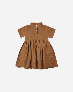 Rylee + Cru Esme Dress Rust - Eden Lifestyle